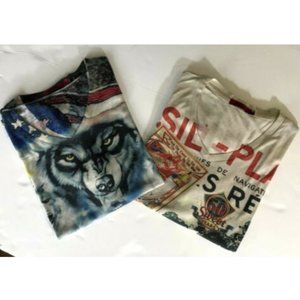 Vento Jeans Graphic T-Shirts ( 2 Shirts )  Sz XL